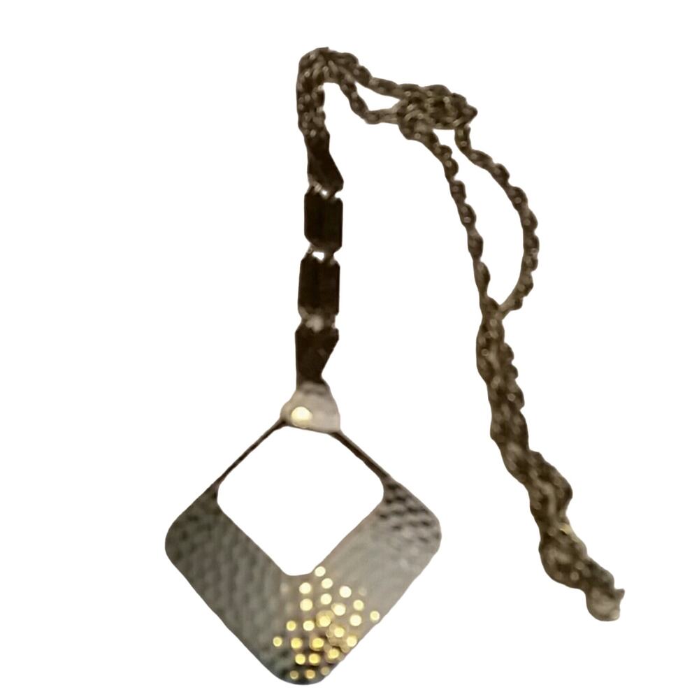 Unique Vintage Silver Necklace. 30"